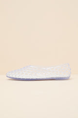 Jam Crystal Sheer Jelly Flats