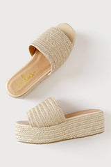 O'Ahu 2 Natural Espadrille Platforms